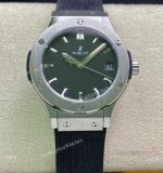 HB Factory Hublot Classic Fusion Rhonda Quartz Watch Black Dial 33mm